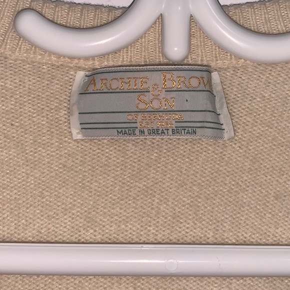 Cream cashmere cardigan - Picture 2 of 3